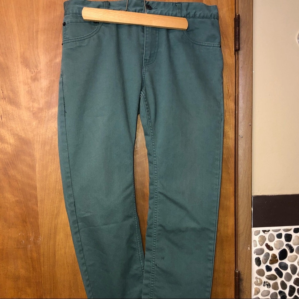 Levi’s bluish green jeans